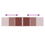 Retractable Side Awning Brown 140x600 cm 48457