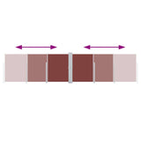 Retractable Side Awning Brown 140x600 cm 48457