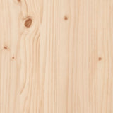 ZNTS Bed Frame without Mattress 140x200 cm Solid Wood Pine 3309878