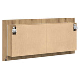 LED Mirror Cabinet Artisan Oak 100 x 12 x 45 cm Engineered Wood 875043