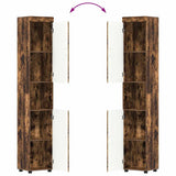 Bathroom Furniture Set TULUM 3 pcs Smoked Oak 60 x 34 x 63 cm 3398039