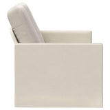 2 Seater Sofa Cream 150 x 81 x 82 cm Velvet 42041095