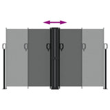 Retractable Side Awning Anthracite 140x1200 cm 4004808
