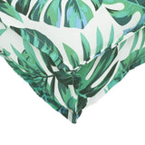 ZNTS Pallet Cushion for Bench Leaf Pattern 200x40x8 cm Oxford Fabric 42001686