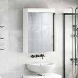 Bathroom Mirror Cabinet with Door TULUM White 60 x 16.5 x 78 cm 880361