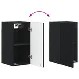 Bathroom Wall Cabinet ARNHEM Black 30 x 31 x 59 cm 896586