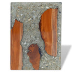 Stool Solid Teak Wood and Resin 243468