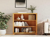 Cabinet with Storage Brown Solid Oak Wood 4106555
