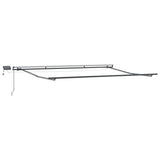 Retractable Awning Manual Red 450 x 350 cm Fabric 3331174