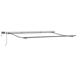 Retractable Awning Green and yellow 400 x 300 cm 3330708