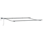 Retractable Awning Manual Yellow and orange 400 x 350 cm Fabric 3330748