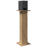 Speaker Stands 2 pcs Artisian Oak 30x30x95 cm Engineered Wood 852680