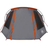 Tunnel Tent 3-Person Grey and Orange 328 x 228 x 115 cm 42004052