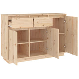 Sideboard 110x34x75 cm Solid Wood Pine 814329