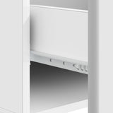 Coffee Table High Gloss White 49 x 50 x 40 cm Engineered Wood 895659