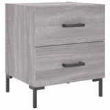 Bedside Cabinet Grey Sonoma 40x35x47.5 cm Engineered Wood 827320