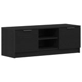 TV Cabinet Black Oak 102 x 32 x35.5 cm Engineered Wood 862747