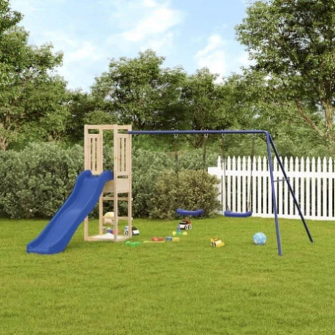 ZNTS Outdoor Playset Solid Wood Pine 3155957