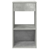 Bedside Cabinets with Drawer 2 pcs Concrete Grey 35x34x66.5 cm 858720