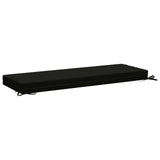 2-Piece Bench Cushions SOEST 2 pcs 100% Polyester Black 949633