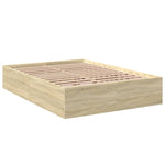 Bed Frame without Mattress Sonoma Oak 120x190 cm Small Double 3281044