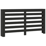 Radiator Cover Black 149x20x82 cm Engineered Wood 852700