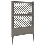 Trellis with Spike Grey 99 x 6 x 165 cm PP 42041744