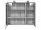 Bathroom Mirror Cabinet Grey Sonoma 60 x 14.5 x 70 cm 889068
