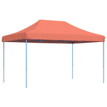 Foldable Party Tent Pop-Up Terracotta 440x292x315 cm 4004965