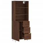 Highboard Brown Oak 69.5x34x180 cm Engineered Wood 3189444