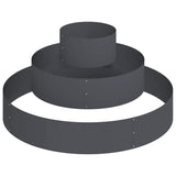Garden Planter Anthracite 120 x 120 x 20 cm Cold-rolled Steel 873657