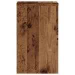 ZNTS Plant Stands 2 pcs Old Wood 30x30x50 cm Engineered wood 852922