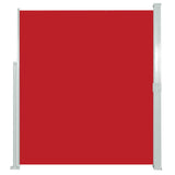 Patio Retractable Side Awning 170x300 cm Red 48367