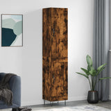 Highboard Smoked Oak 34.5x34x180 cm Engineered Wood 3199142