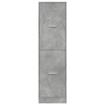 Apothecary Cabinet Concrete Grey 40x41x144.5 cm Engineered Wood 3309639