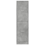 Apothecary Cabinet Concrete Grey 40x41x144.5 cm Engineered Wood 3309639