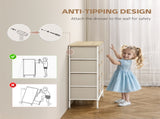 Wood Storage Chest of Drawers 99686080