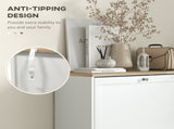 Shoe Cabinet with 3 Flip Drawers, Narrow Shoe Storage Cabinet for 18 Pairs, Freestanding Slim Shoe T3398P344852