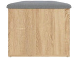 Storage Bench Sonoma Oak 102x42x45 cm Engineered Wood 835056