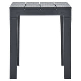 Garden Benches 2 pcs Anthracite Plastic 48781