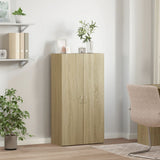 File Cabinet Sonoma Oak 60x32x115 cm Engineered Wood 840774