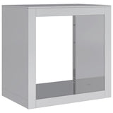 Firewood Rack 60x40x60 cm Galvanised Steel 851008