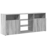 TV Cabinet with LED Lights Grey Sonoma 120x30x50 cm 815715