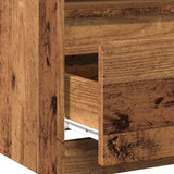 ZNTS Bedside Cabinets 2 pcs Old Wood 40x40x50 cm Engineered Wood 856499