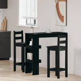 Wall Bar Table Black Oak 102 x 45 x 103.5 cm Engineered Wood 862748