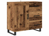 Highboard with Drawer 2 pcs Old Wood Engineered Wood 3415767