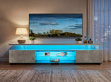TV Stand for 60 Inch TV LED Gaming Entertainment Center Media Storage Console Table with Large Side T3272P533975