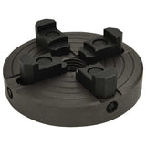 4 Jaw Wood Chuck with M33 Connection Steel Black 150x63 mm 147832