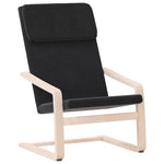 Relaxing Chair Black Fabric 352447