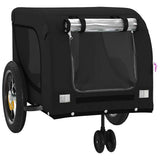 Pet Bike Trailer Black Oxford Fabric and Iron 94017